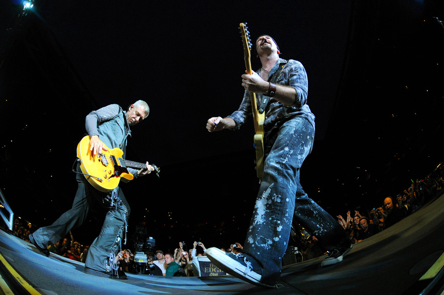 U2 play the Millennium Stadium in Cardiff, 2009